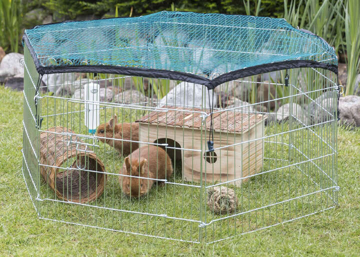 TRIXIE natura Freilaufgehege mit Schutznetz